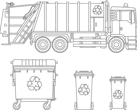Waste Car Vector