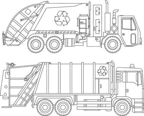 Waste Car Vector