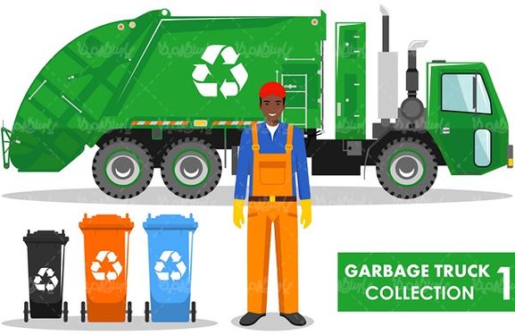 Waste Car Vector