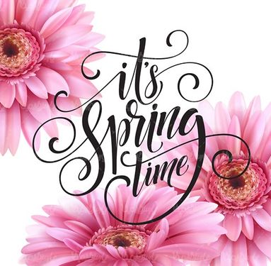 Vector spring flower