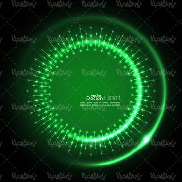 Vector circular light effect