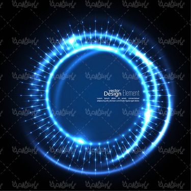 Vector circular light effect