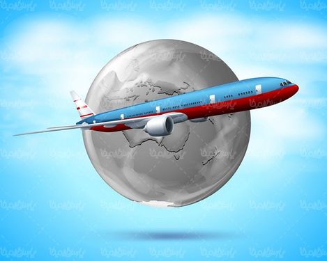 وکتور آژانس هواپیمایی