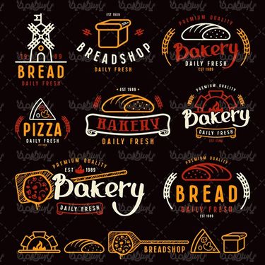 Bakery Label Vector