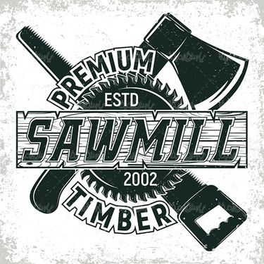 Woodworking equipment vector