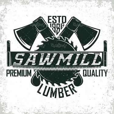 Woodworking equipment vector