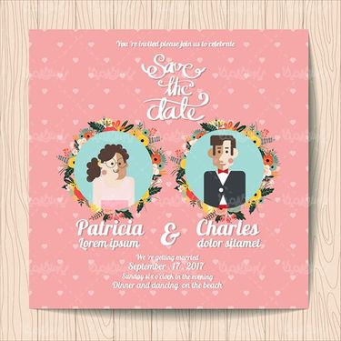 Vector Bride and Groom
