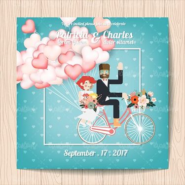 Vector Bride and Groom
