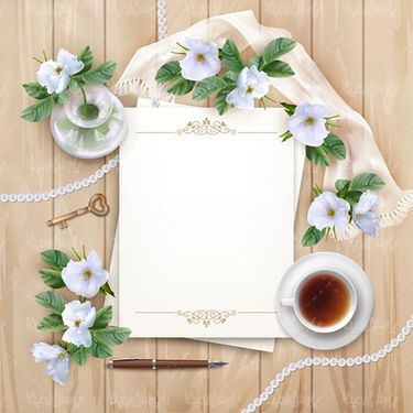 وکتور حاشیه شکوفه