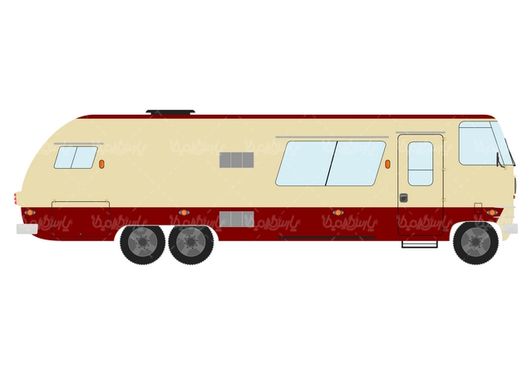 Caravan Car Vector