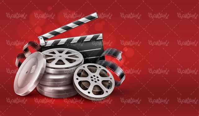 Movie tape vector