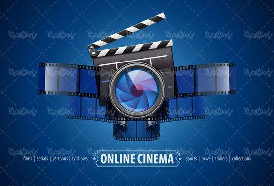 Movie tape vector