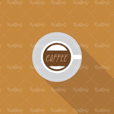 Vector coffee cup