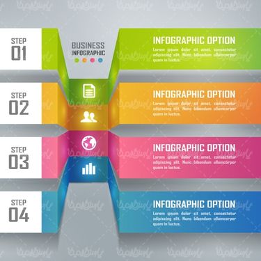 وکتور چارت رنگی