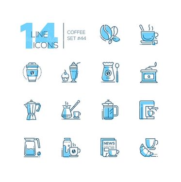 وکتور آیکن کافی شاپ
