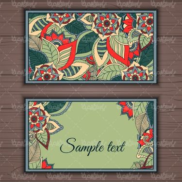 وکتور پس زمینه گل و بوته