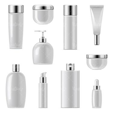 Cosmetics mockup vector