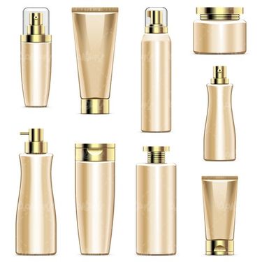 Cosmetics mockup vector