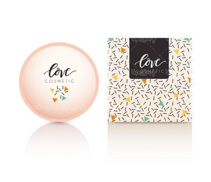 Vector cosmetics packaging