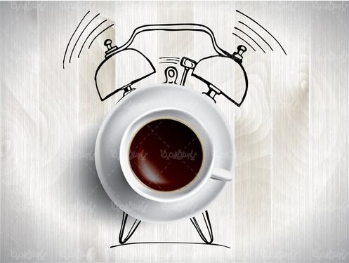وکتور فنجان قهوه