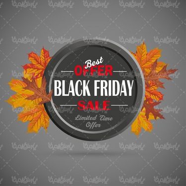 Vector Label Fall Sale