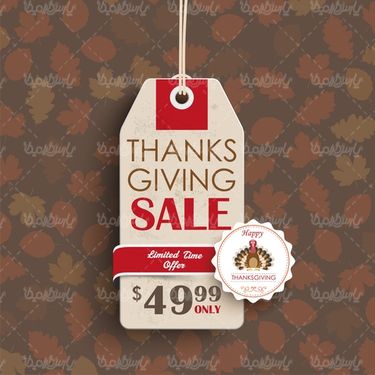 Vector Label Fall Sale