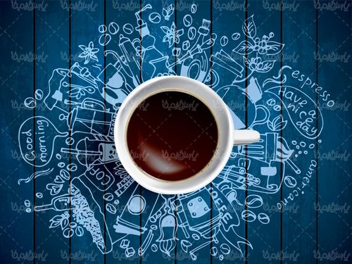 Vector coffee cup