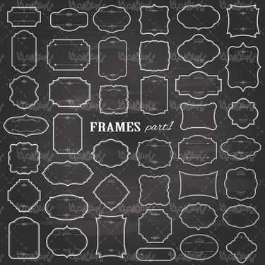 وکتور قاب گل و بوته