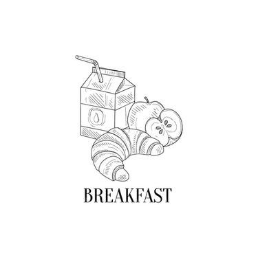 Breakfast vector