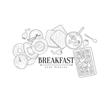 Breakfast vector
