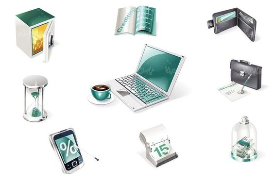 وکتور لپ تاپ