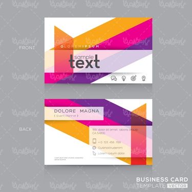 وکتور کارت ویزیت