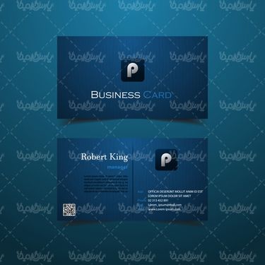 وکتور کارت ویزیت خام