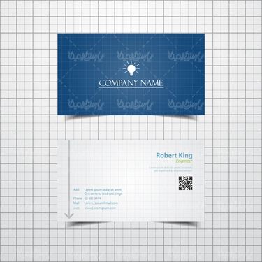 وکتور کارت ویزیت خام