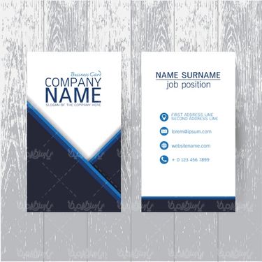 Business card vector