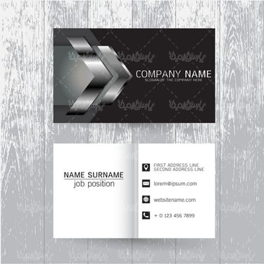 Business card vector