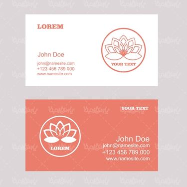 Business card vector