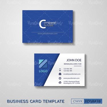 Business card vector