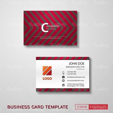 Business card vector