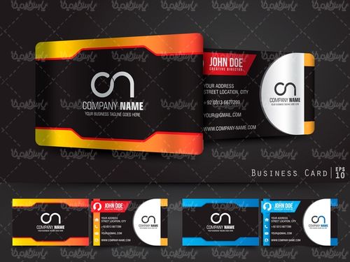 وکتور کارت ویزیت گرافیکی