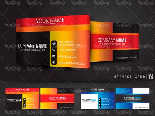 وکتور کارت ویزیت گرافیکی