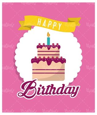 Birthday Cake Vector