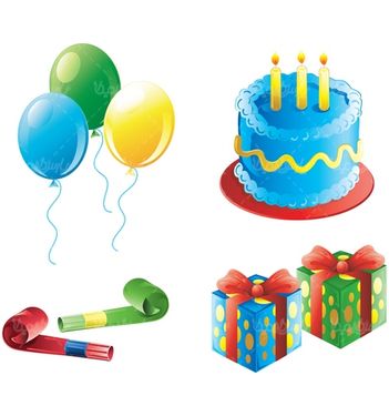 Birthday Cake Vector