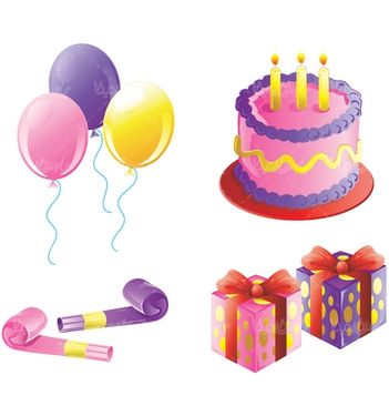 Birthday Cake Vector