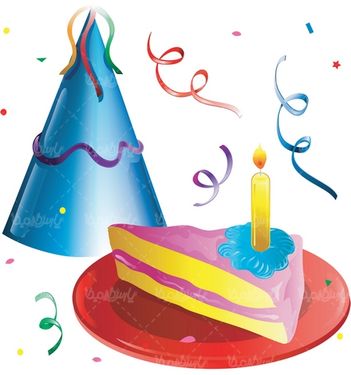 Birthday Cake Vector
