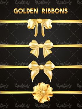 Golden Ribbon Vector