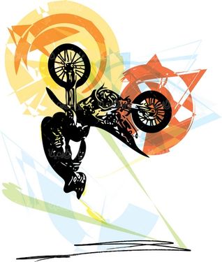 وکتور موتور کراس
