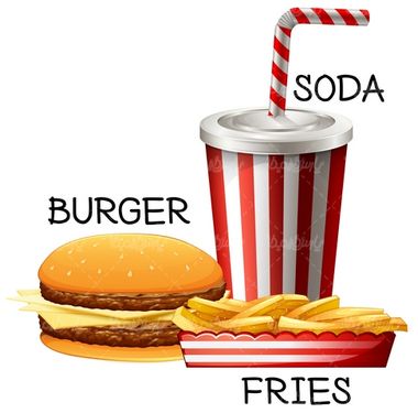 Fast food vector