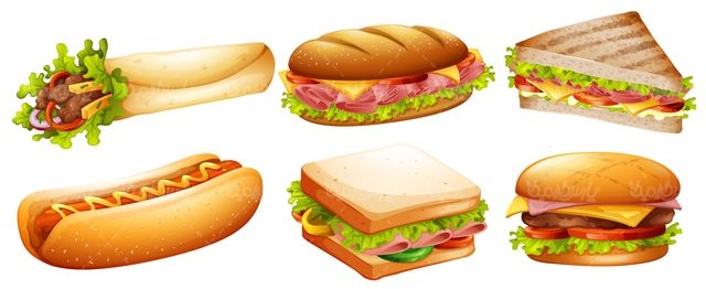Fast food vector