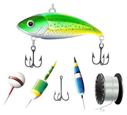 Fishing vector